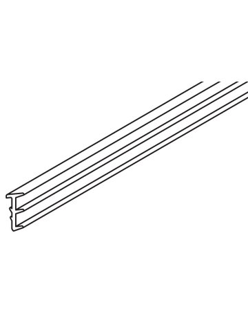 Dichtungsprofil für 8-10 mm Glas in Rollen à 20 m schwarz - Hawa
