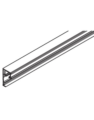 Porta 40 gelocht LM eloxiert L = 2000 mm - Hawa
