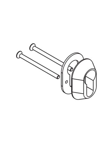 Si-Rosette 14mm für PZ 17/61mm Chromnickel-Stahl - Hawa