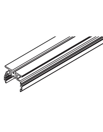 Einbetonierprofil LM 4000mm zu Junior 80 mit Festverglasung - Hawa