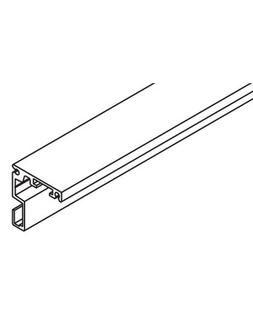 Winkelprofil für Wandbefestigung LM 2500 mm, Junior 80 Holz - Hawa