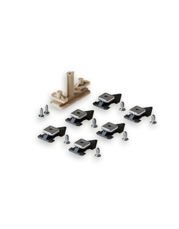 Kleinteile-Set zu Aufnahme- profil Set à 6 Stk für Laufschienenlänge bis 2m - Hawa