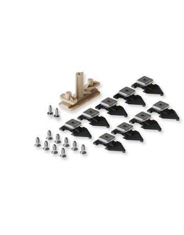Kleinteile-Set zu Aufnahme- profil Set à 9 Stk für Laufschienenlänge bis 3m - Hawa