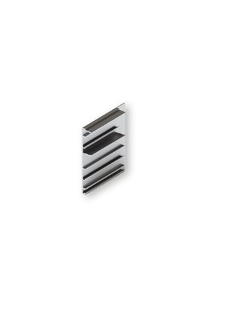 Blendenendstück Z, 66 mm, rechts Aluminium, eloxiert - Hawa