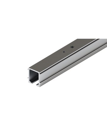 Laufschiene Junior 80/100, DeckenmontageAluminium, eloxiert, gelocht, L= 4000 mm - Hawa