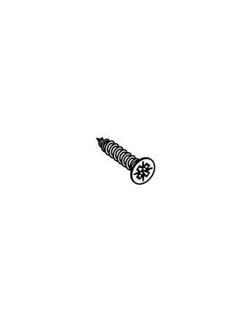 Senkkopfschraube 3,5x20 mm, Stahl, verzinkt - Hawa