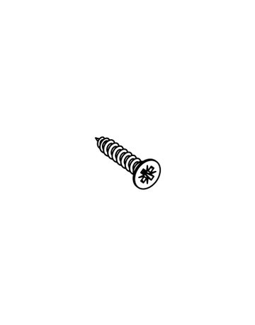 Senkkopfschraube 4,5x25 mm, Stahl, verzinkt - Hawa