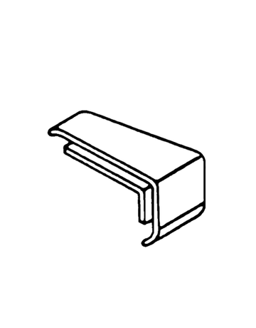 Bild Endkappe 15 Gr. Elastic SCHW. rechts für FA 21 - Bug-2