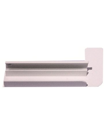 Bild Bank Abschluss 240 mm LM RAL 9016 Putz 18 mm links-1
