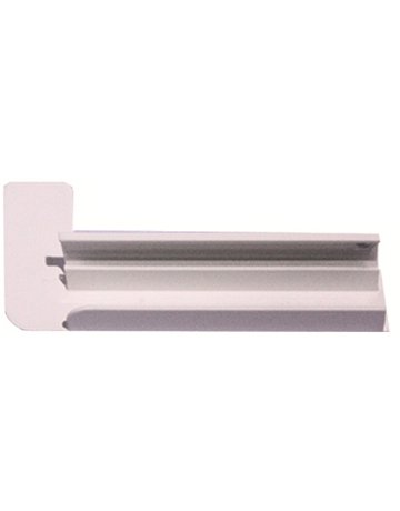 Bild Bank Abschluss 180 mm LM RAL 9016 Putz 18 mm rechts-1