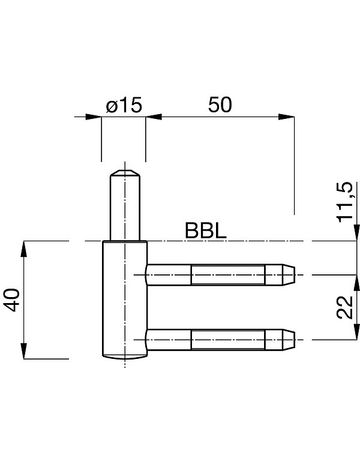 Bild Prima Band 2-teilig für Holzzarge schwarz matt PR215GL-RT-BT-SM (Rahmen)-2