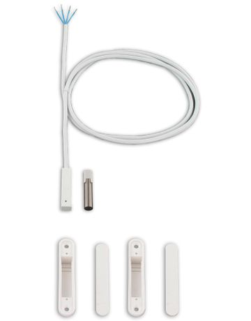 EINLASSREEDKONTAKT 6M KABEL WEISS