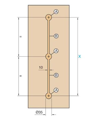 Bild Ausrichtbeschlag Abdeckung Alu Länge/Achsmaß max. 2240 mm-1