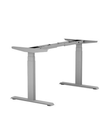 Bild Tischgestell 3D Plus mit Mem. Einh. 640-1290mm, Ral 9006, Weißaluminium - Topform-0