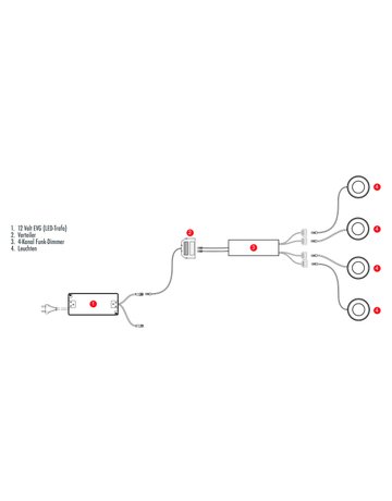 Bild 2-Kanal Funk Dimmer 12V DC, 60 W LVD6 ohne Handsender, QuickProg - Topform-1