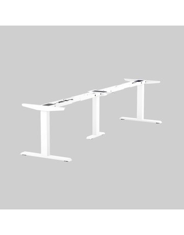 Bild Tischg. 3D Plus, 3-Bein mit Memit Einh 640-1290mm, Ral 9010, Reinweiß - Topform-1