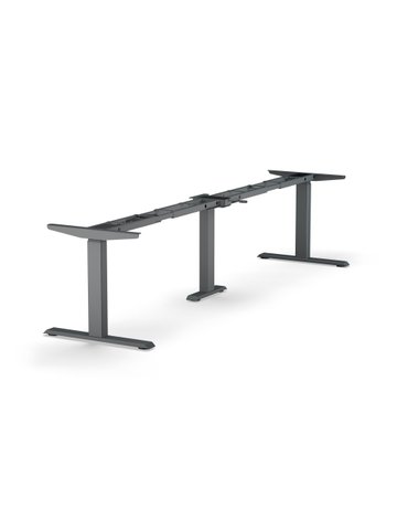 Bild Tischg. 3D Plus, 3-Bein mit Memit Einh 640-1290mm, Ral 7016, Anthrazit, - Topform-1