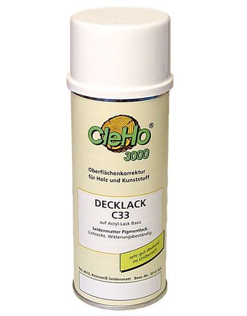 Decklack C33 RAL 9010