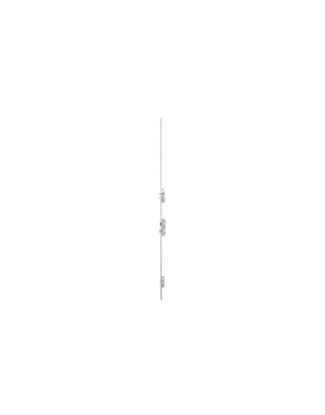 Bild Mehrfachverriegelung 40/92/10 mm DIN LS Flachst 24 mm kantig RAL9007 besch B296 - KFV-0