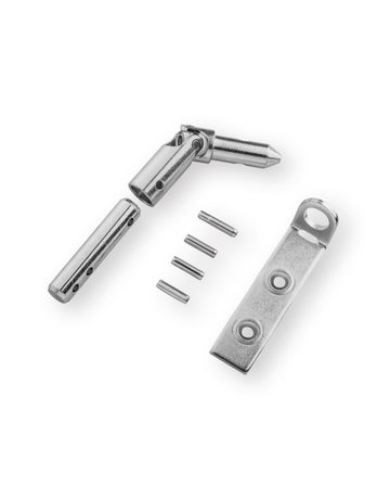 Bild Gelenklager mit Lagerplatte verzinkt für Kurbelstange - GEZE-0