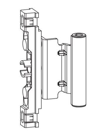 GU Mittelband N UNI-JET M6 mit Nut NL9 Ü=18mm