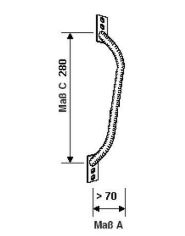 Bild GU verdeckter Kabelübergang für Automatic L = 241 mm-1