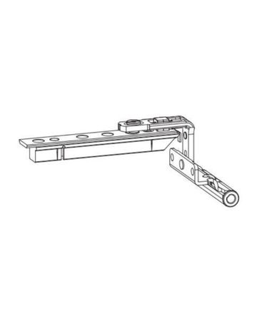 Drehflügelband UNI-JET M6 mit Nut oben 9mm