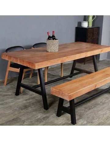 Bild Tischfuss 320 x 400 mm Tragkraft 100 kg Stahl schwarz pulverbes. - Grimme-1