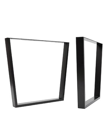 Bild Tischfuss 580 x 710 mm Tragkraft 100 kg Stahl schwarz pulverbes. - Grimme-0