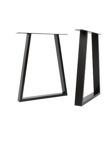 Bild Tischfuss 580 x 710 mm Tragkraft 100 kg Stahl schwarz pulverbes. - Grimme-0