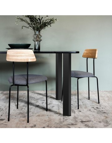 Bild Tischfuß 4er-Set 710 mm Stahl schwarz pulverbes. - Grimme-1