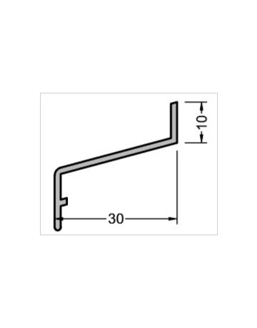 Bild Z - Profil 30 mm ungeb. EV1 Lg. = 6000 mm Z 30/10 - Gutmann-1