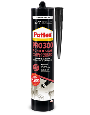 Pattex Montagekleber PRO300 300 g transparent