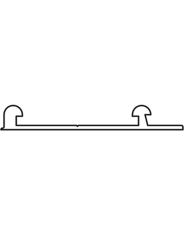 Untere Laufschiene 6000mm für Schiebebeschlag Serie 1200