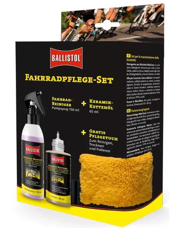 Ballistol Fahrradpflege-Set 3 teilig