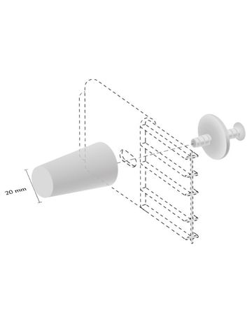 Bild Anschlagpuffer 40 mm grau-1