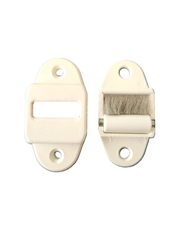 Bild Gurtführung mit Bürste weiß bis 23 mm Gurt, senkrecht-1