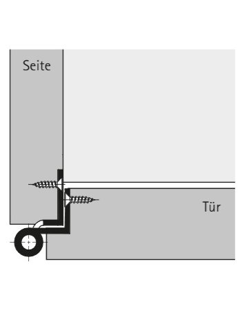 Bild Lappenband vernickelt 50 mm Kröpfung Ø 7,5 mm Links - PRÄMETA-2