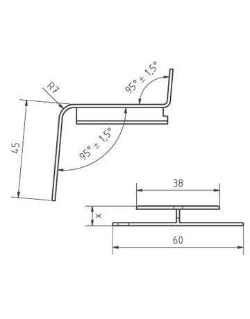Bild Gleit - Stoßverbinder LM EV 1 RAG 2 130 mm-1