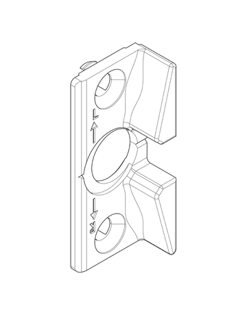 Bild Drehkipp-Niveauschaltsperre, für Stulpflügelgetriebe, NT, Rahmenteil - Roto-3