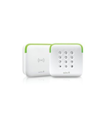 Bild XS Design-Wandleser EU + Keypad weiß, gerade, für MIFARE + BLE + HSE - salto-0