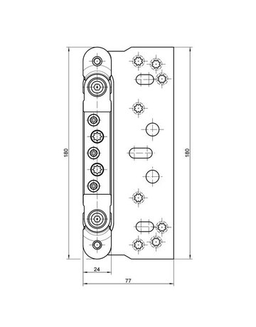 Bild Variant Befestigungsplatte VX 7502 3D verzinkt VE10 - SIMONSWERK-1