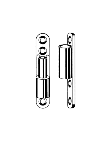 Fenster- Aufschraubband, SIKU® K 3174 WF, für Drehflügel, braun-H9 beschichtet