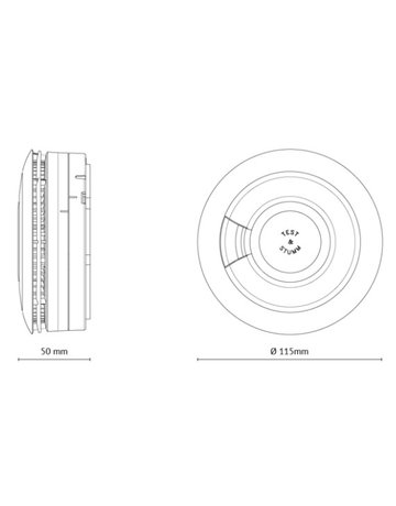 Bild Rauchwarnmelder Ei650i stand alone einsetzbar-1