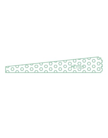 Bild Dämm-/Dichtkeil FDKtherm Kerdyn® green 115 UW 30x190 mm Dekor 07 roh L=2440 mm - Pflüger-0