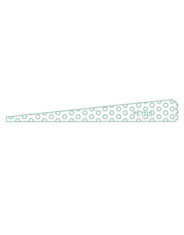 Bild Dämm-/Dichtkeil FDKtherm Kerdyn® green 115 UW 30x240 mm Dekor 07 roh L=2440 mm - Pflüger-0