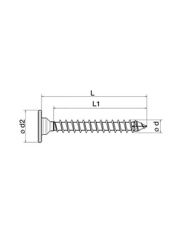 Bild RÜCKWANDKOPF OHNE LINSE T-STAR PLUS T20 3,5x40 - Spax-2