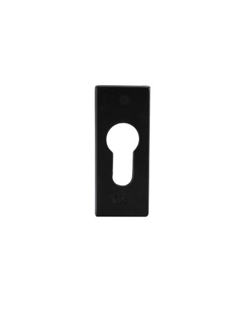 Sicherheitsrosette rechteckig 30x68mm schwarz (VO) - dauby