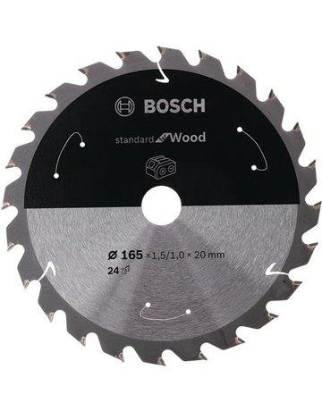HM-Kreissägeblatt 136x1,5/1x20 24Z Bosch VE à 1 Stück Standard Wood f Akkusägen