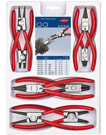 Sicherungsringz.-Set 8tlg. J+A1-21 Knipe x - KNIPEX